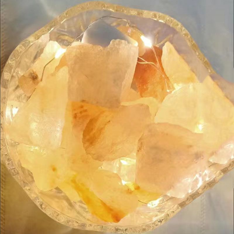 Crystal Stone Aroma oil Led Light Diffuser For Rose Quartz Stone