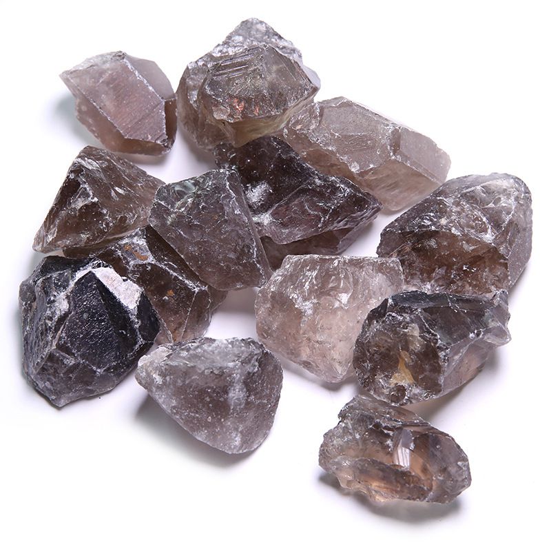 Smoky Clear Quartz Amethyst Crystals Aqua Aura Points Spiritual Stones