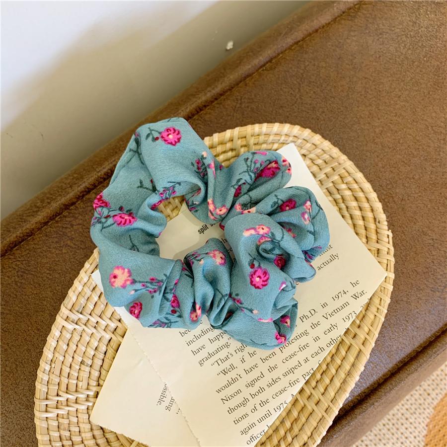 Oversized Leopard Dots Tie Dye Velvet Hair Scrunchies Hairbands on sale - SOUISEE