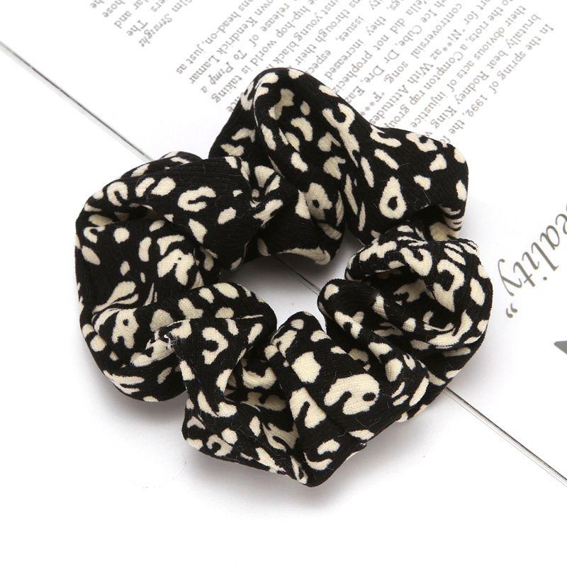 Oversized Leopard Dots Tie Dye Velvet Hair Scrunchies Hairbands on sale - SOUISEE