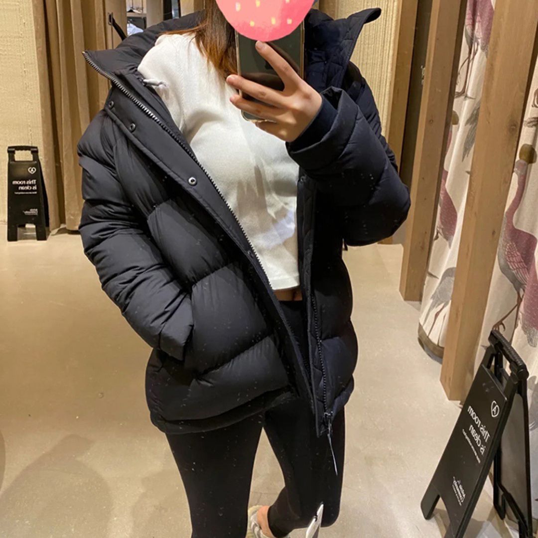 Warm Super Puffy Goose Down Puffer Jacket Quilted on sale - SOUISEE