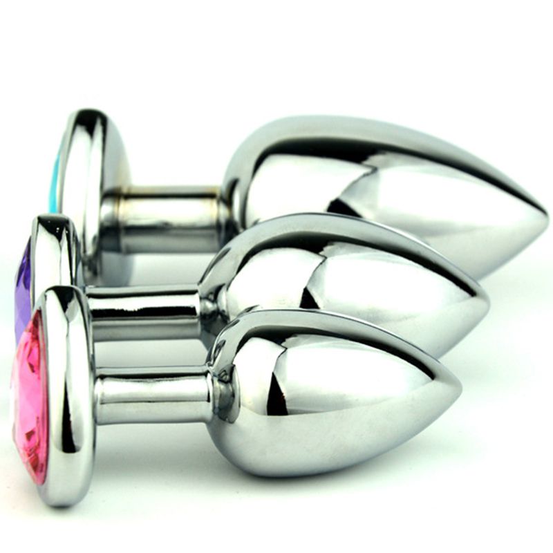 Stainless Steel Anal Plug Sex Toys Thumping Prostate Massager