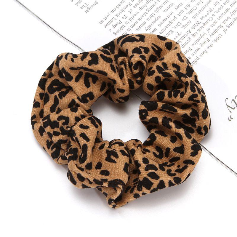 Oversized Leopard Dots Tie Dye Velvet Hair Scrunchies Hairbands on sale - SOUISEE