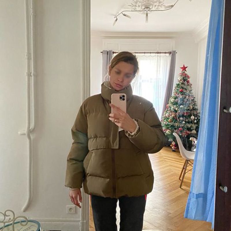 Oversized Quilted Winter Puffer Thick Warm Padded Puff Parka Jacket on sale - SOUISEE