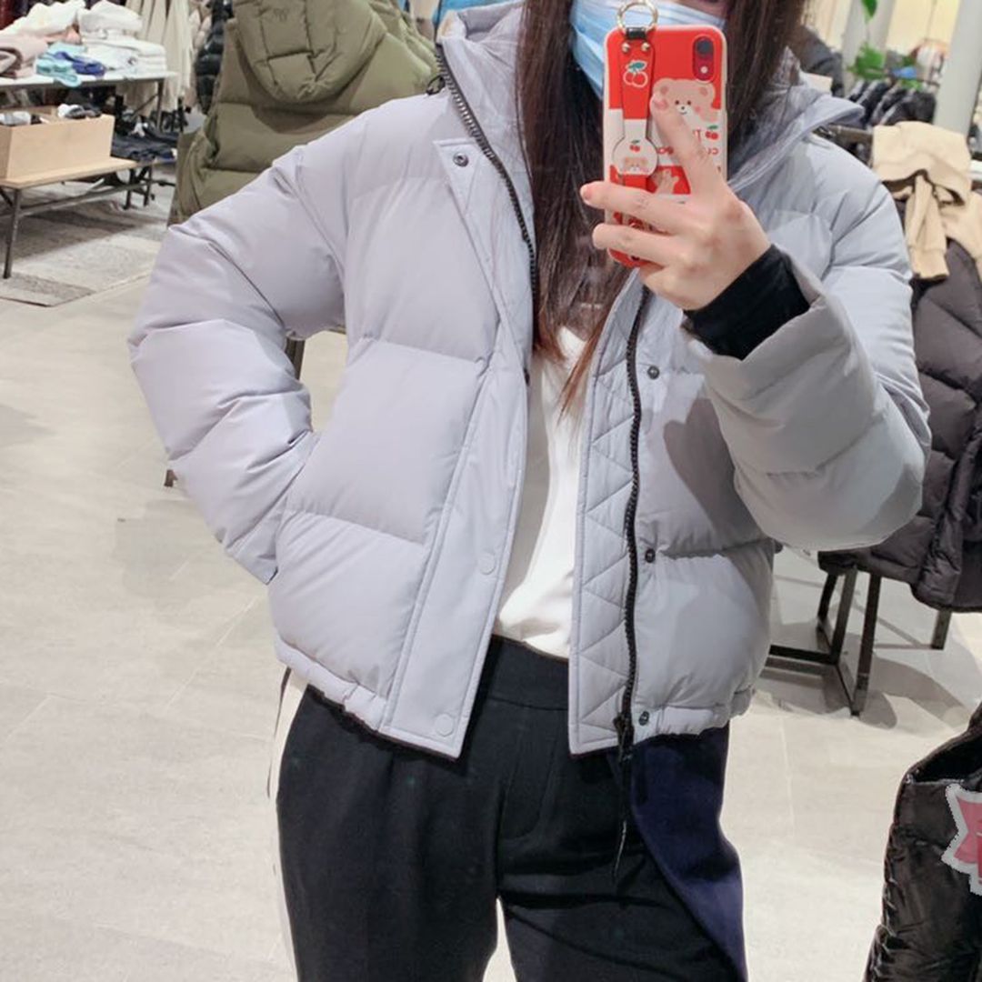 Warm Super Puffy Goose Down Puffer Jacket Quilted on sale - SOUISEE