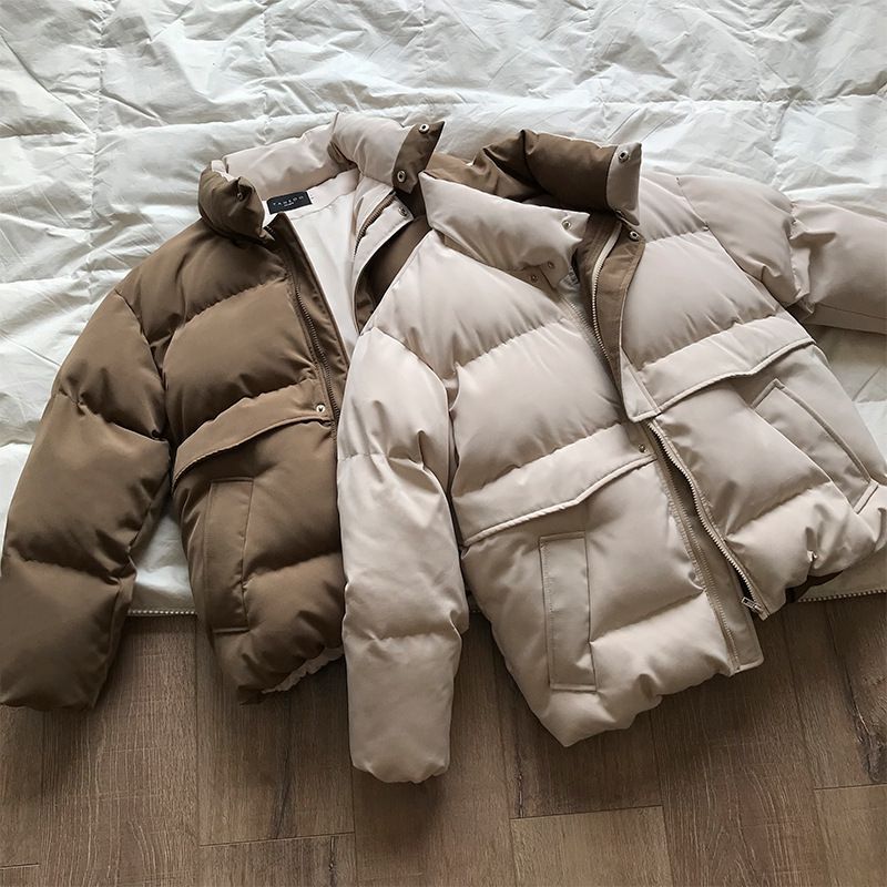 Oversized Quilted Winter Puffer Thick Warm Padded Puff Parka Jacket on sale - SOUISEE