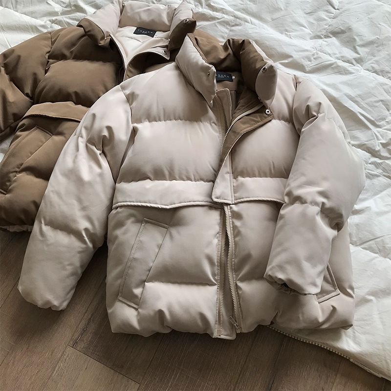 Oversized Quilted Winter Puffer Thick Warm Padded Puff Parka Jacket on sale - SOUISEE