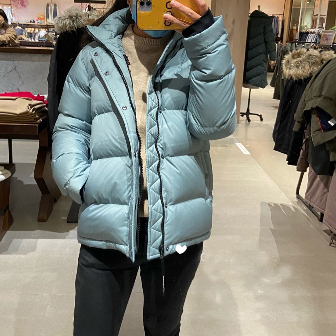 Warm Super Puffy Goose Down Puffer Jacket Quilted on sale - SOUISEE