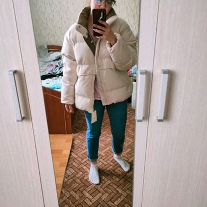 Oversized Quilted Winter Puffer Thick Warm Padded Puff Parka Jacket on sale - SOUISEE