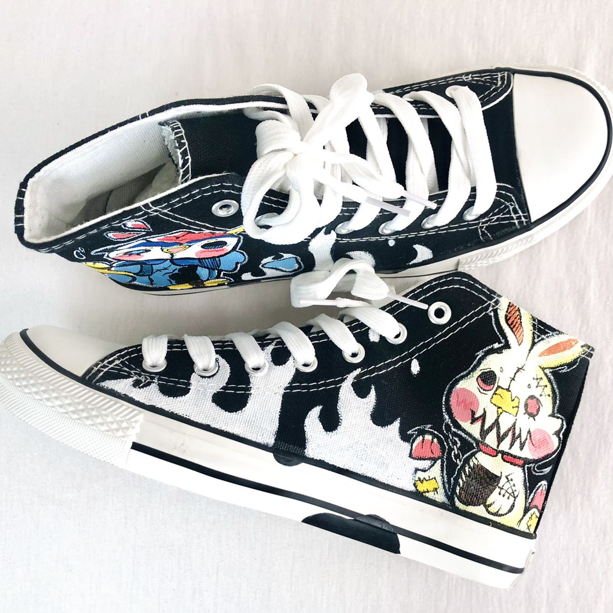 Pop Graffiti Artwork Custom Painted Sneakers Cycling Shoes