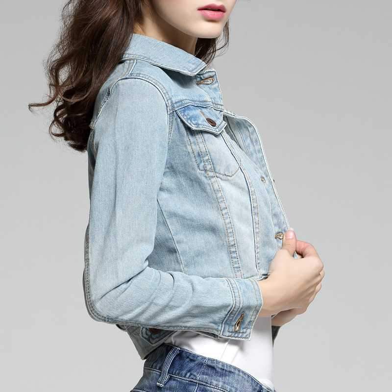 Oversized Light Washed Ripped Denim Jacket Womens on sale - SOUISEE