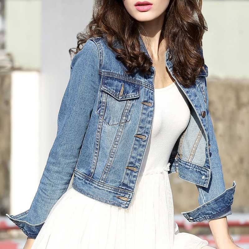 Oversized Light Washed Ripped Denim Jacket Womens on sale - SOUISEE