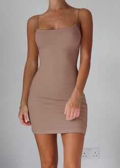 Classic Spaghetti Strap Square Neckline Bodycon Dress on sale - SOUISEE