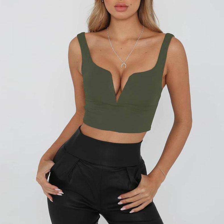 Cheap V Wired Going Out Crop Top Tank on sale - SOUISEE